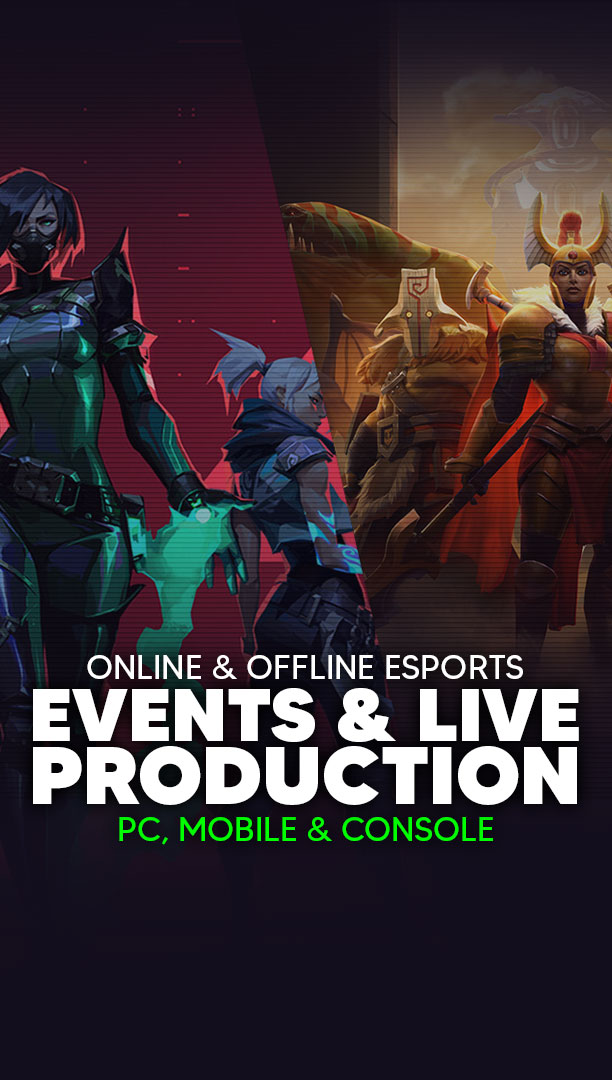Online and Offline Esports Events & Live Production
